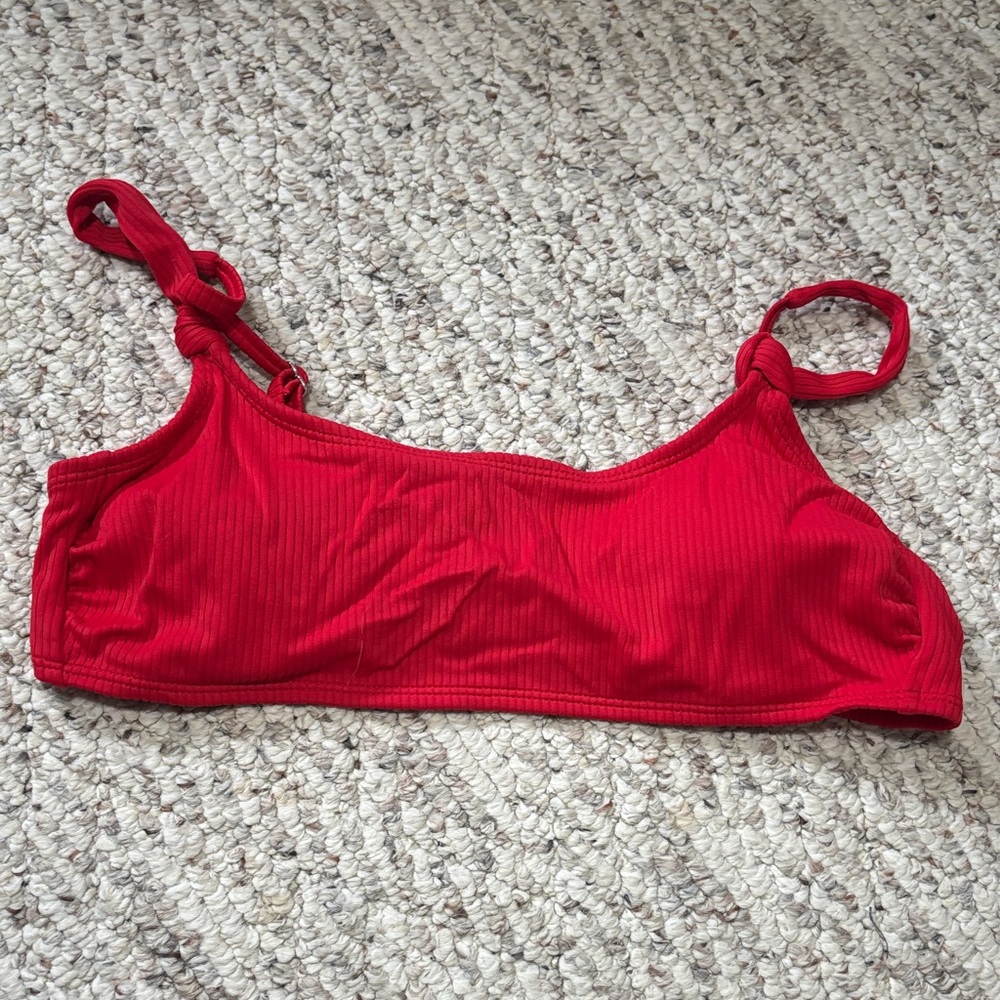 Xhilaration Red Bikini Top